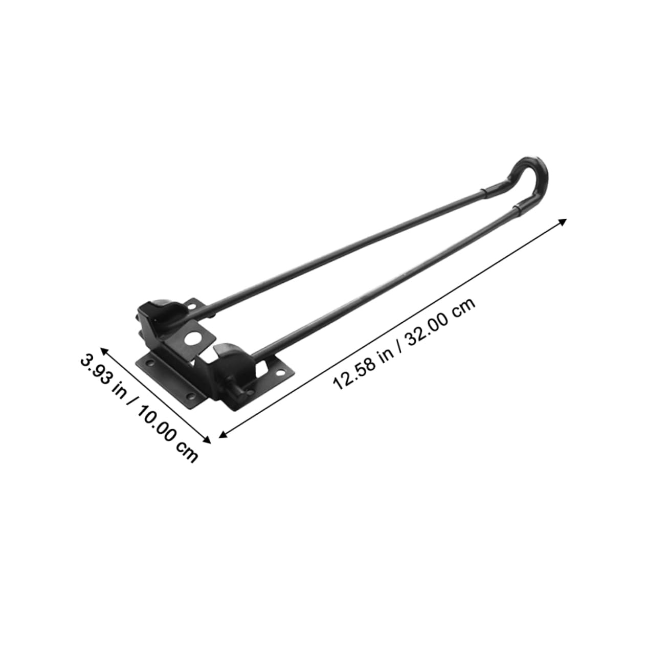 4 Stück Klappbare Beine für Möbel aus Schwarzem Eisen Multifunktionale Klappbeine für Gartentisch und Schreibtisch Stabile Metall Couchtischbeine für Verschiedene Tische