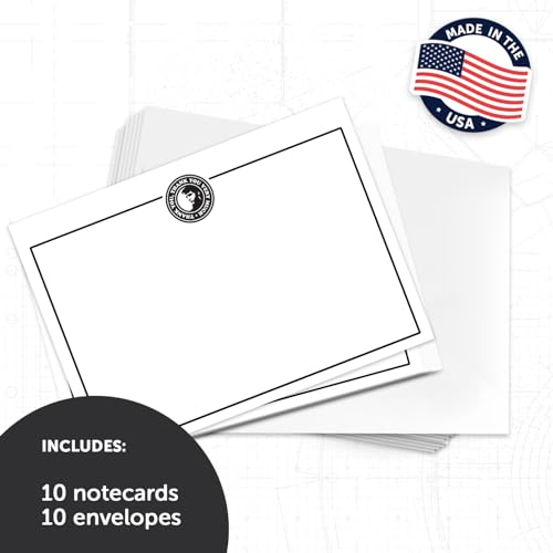 Image of Desert Cactus Elvis Presley Notecards Stationery Cardstock 10 Pack Includes Envelopes Memo Party Thank You (Notecard Design B)