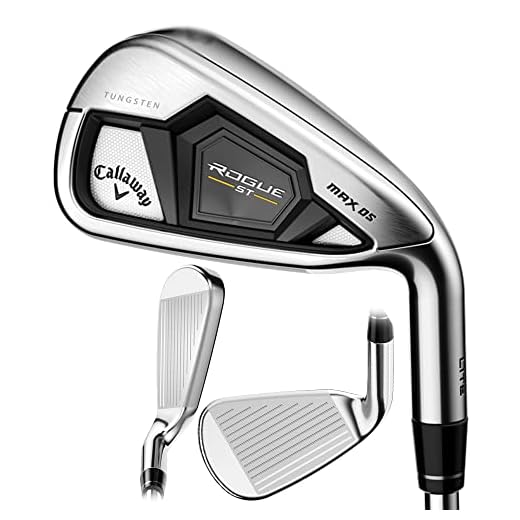 Callaway Golf Irons Specs & Reviews | Golf Accessories, Golf Clubs Callaway Golf Rogue ST Max OS Lite Iron Set (Right Hand, Graphite Shaft, Regular Flex, 7 Iron - PW, SW, Set of 5 Clubs)