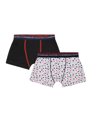 Image of BODYCARE Boys Cotton Solid Trunks Pack of 2 | Soft & Breathable Innerwear | Comfortable Elastic Waistband | Kids Underwear | Skin-Friendly Fabric
