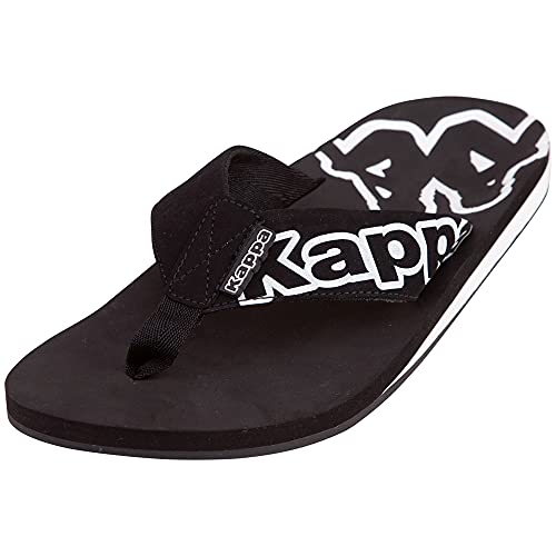Kappa Tongs Aryse pour homme, Noir/blanc, 40 EU