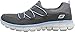 Skechers Sport Women's Loving Life Memory Foam Fashion Sneaker, Charcoal/Blue, 7.5 M US