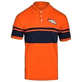 FOCO NFL Denver Broncos Football Team Logo Cotton Stripe Polo Shirt, Team Color, X-Large -  Team Beans, LLC