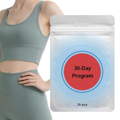 QIZNAXSNUK Apósitos , 60 unidades, parches naturales de metabalance, parches para 30 días, quemagrasas rápidas, para mujeres, hombres y adolescentes