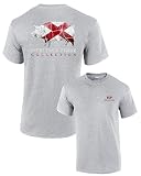 Heritage Pride Alabama Pig Hog Southern American Patiotic Men's Short Sleeve T-Shirt-Sportsgrey-XXL