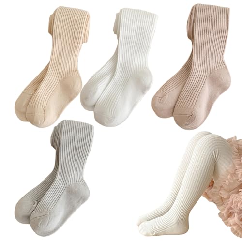 Collants pour filles en coton tricoté bas tout-petits pantalons chauds