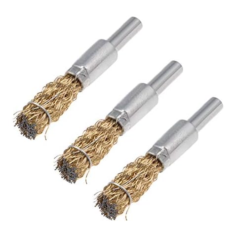 sourcing map 10mm Copper Plated Wire Brush Cup Cover