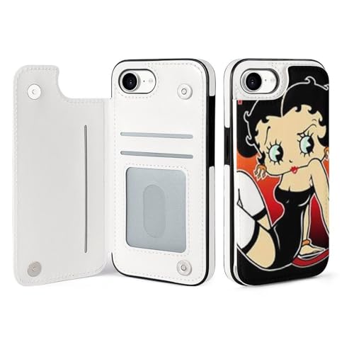 BxtnPRSVA �A�j�� �߂���g�ѓd�b�P�[�X iPhone 16/16plus/16 Pro/16 Pro Max�Ή� �蒠�^ ���� �A�j�� �L�����N�^�[ �v�����g ��G��ǂ� �ϏՌ� ������� �X�}�z�P�[�X iPhone 16 SE4