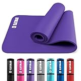 KAYMAN Exercise Yoga Mat Non Slip - Purple, 183 x 60 cm | Best Training &...