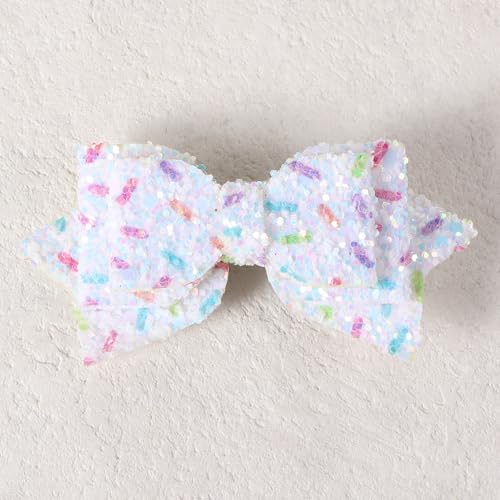 Pinzas para el cabello con moños brillantes para fiesta miniatura 6