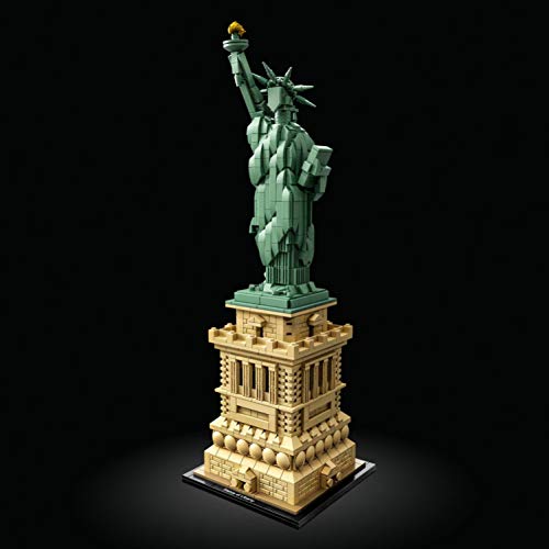 LEGO Architecture Estatua de la Libertad de Nueva York, Maqueta para Construir para Adultos y Adolescentes, Decoración de Casa y Oficina, Idea de Regalo para Hombres y Mujeres 21042
