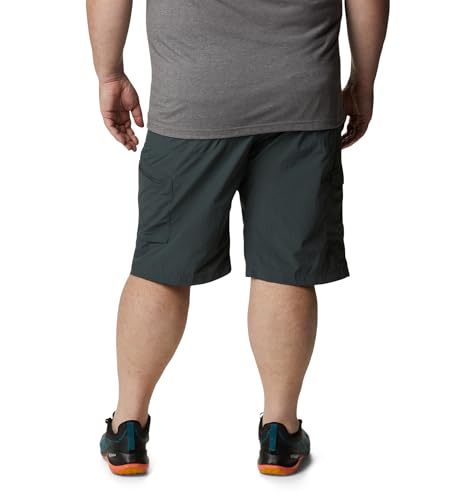 Image of Columbia Men's Regular Fit Shorts (AM4723 Cypress Heather Camo Print 40)