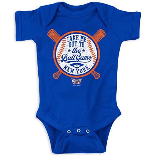 Image of Take Me Out to The Ball Game Baby Apparel for Baseball Fans (NB-7T)