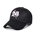 Produktbild Axlgw Bryant Dad Hat Mamba No. 24 Baseballkappe für Damen und Herren, Unisex, Snapback-Sonnenmütze, lässiger Fan-Basketball-Kappe, männlich weiblich, schwarz, verstellbar
