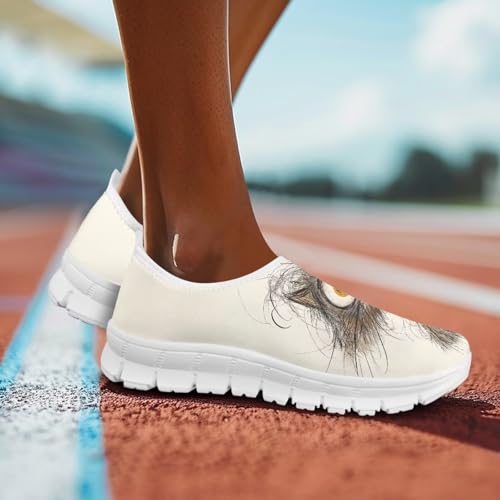 Image of Jeiento Cute Dog Women's Casual Slip On Shoes Loafers Sneakers for Women