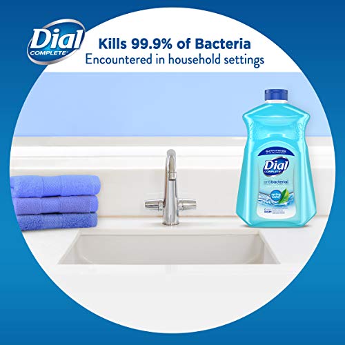 Image of Dial Complete Antibacterial Liquid Hand Soap Refill, Spring Water, 52 fl oz (3 count) (Pack of 2)