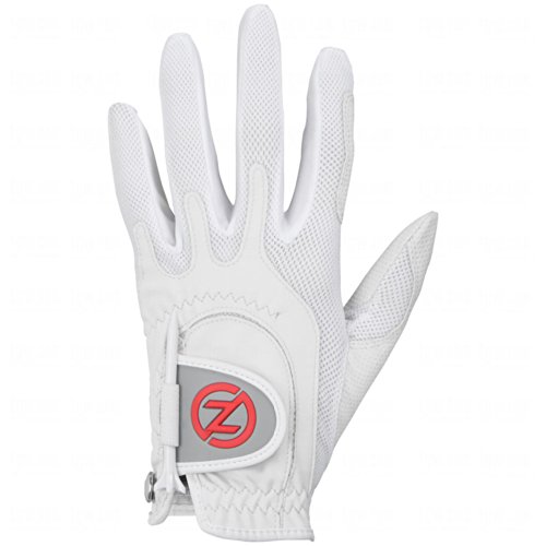 Zero Friction Ladies' Compression-Fit Synthetic Golf Gloves, Universal Fit One Size