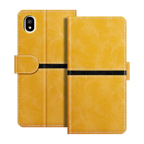 ESACMOT ���U�[�E�H���b�g�P�[�X Bigme Hibreak S 4G �Ƃ̌݊������� ���X�g���C�v�f�U�C�� �J�[�h���[�t�� �}�O�l�b�g���蒠�^�J�o�[ (�S�[���h)