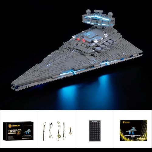 Image of LIGHTAILING Light for Lego-75394 Imperial Star-Destroyer - Compatible with Lego Building Set - NOT Included The Model Set