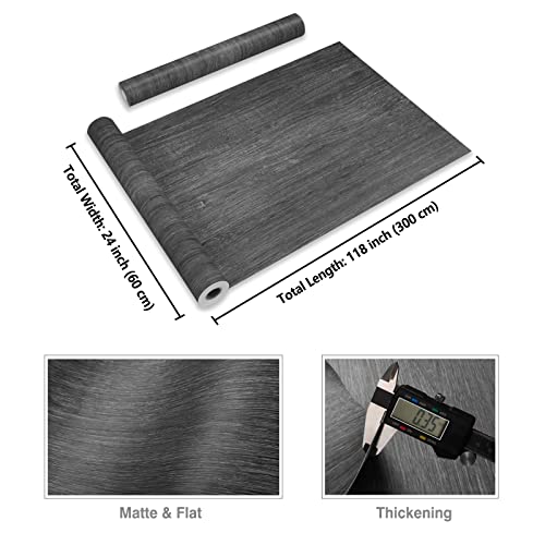 Papel de contacto de madera impermeable y vinilo grueso autoadhesivo para baño 3