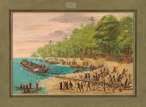 Carteles Famoso Prints en lienzo de George Catlin, cuadros modernos de 60x90cm para pared