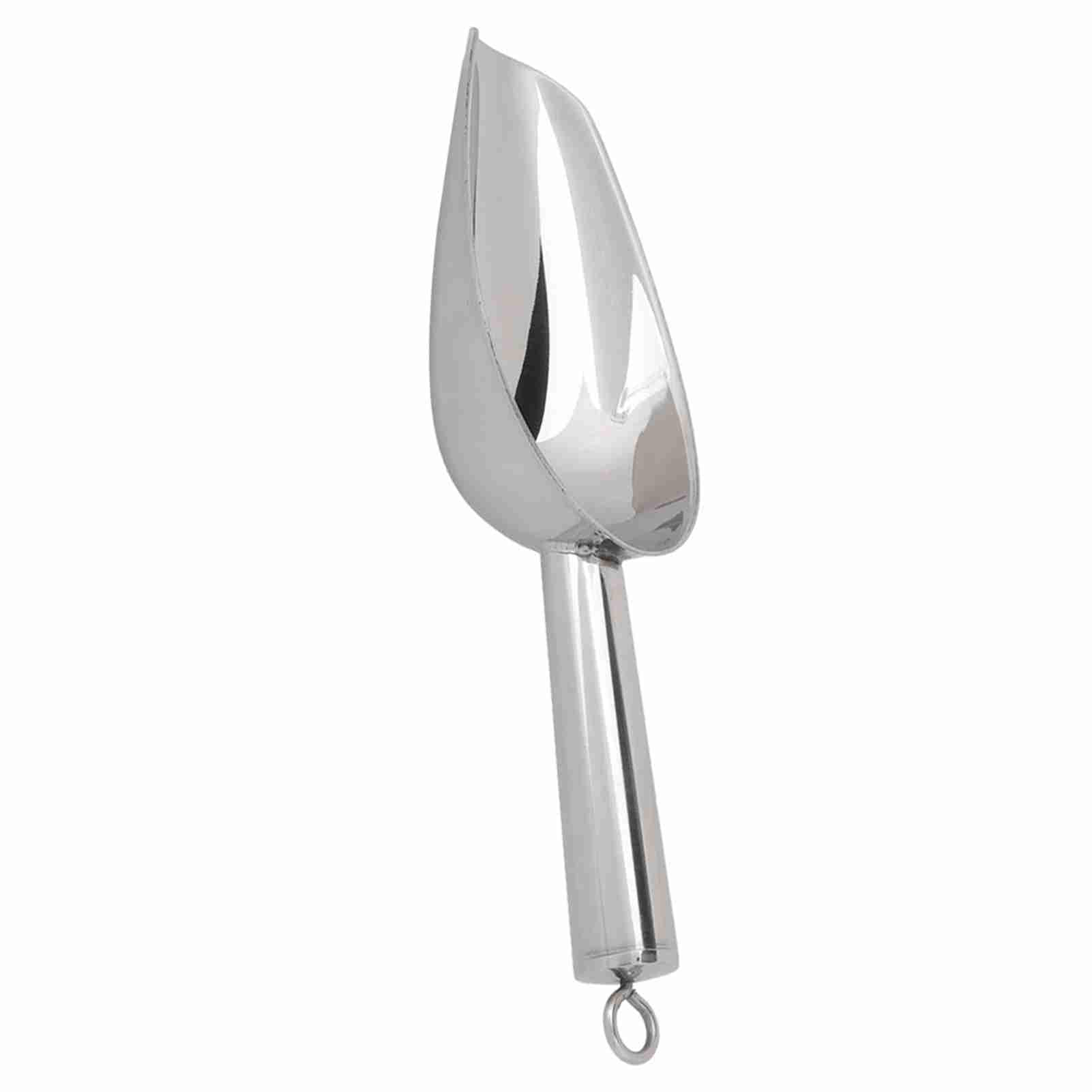 1 pz Paletta per Ghiaccio in Acciaio Inossidabile Paletta Multiuso in Metallo per Prodotti Secchi Robusta Paletta da Cucina Diverse Dimensioni Paletta per Farina Paletta per Popcorn Dosatore per Ali