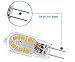 G4 LED Light Bulbs G4 Bi-Pin Base 1.5W (20W Halogen Bulb Equivalent) 12V Warm White 3000K LED Bulbs for Landscape Ceiling Under Counter Puck Lighting,Pack of 10,Clear Cover