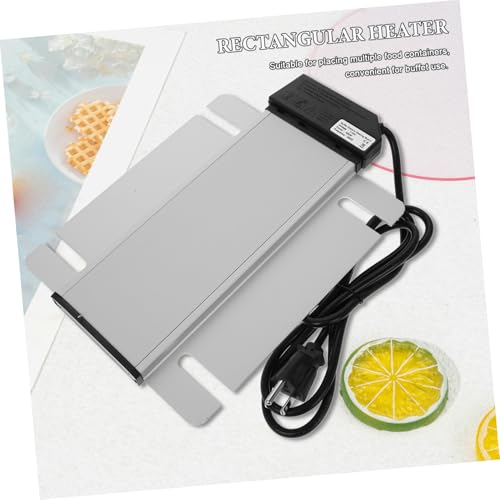 Plateau chauffant électrique pour buffet ABOOFAN plaque et tapis repas - 8