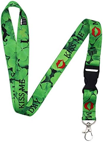 Lanyard-Lanyards for Women/Men-ID Lanyard-Key Lanyard-University Lanyard -Premium Soft Silky Wide Strapped Beautifully Printed Lanyard with Safe Removable Buckle & Spring Clip (Candy)