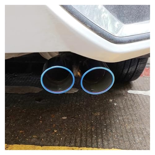 Tuyau d'échappement pour Toyota Highlander 2015-2021 en acier inoxydable bleu