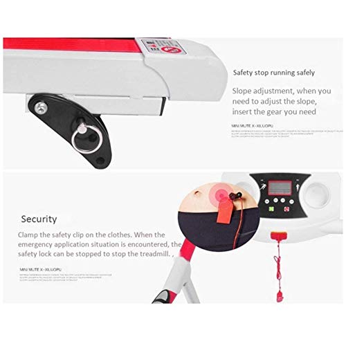 Image of Folding Treadmill Good for Home /Apartment Fitness Compact Electric Running Exercise Machine with Safe Handlebar and LCD Display Easy Control Walking