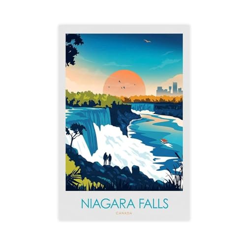 Toile murale Niagara Falls Canada pour habiller un grand mur vide de bureau ou de chambre