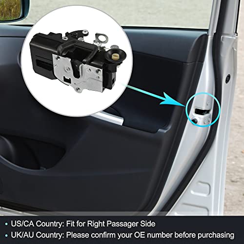 Image of X AUTOHAUX Power Door Lock Actuator Motor Rear Left Driver Side for Chevrolet Tahoe 2007-2009 for Chevrolet Avalanche 2007-2009 15896628