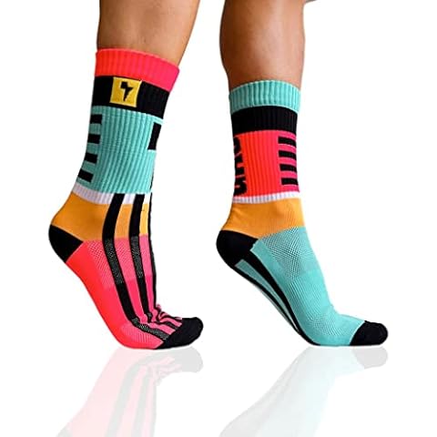 Calcetines de Deporte para Hombre y Mujer - Ideales para Running, Crossfit, Baloncesto, Ciclismo y Pádel Cover