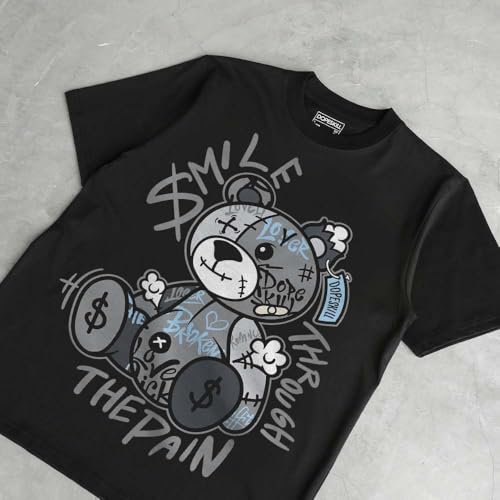 Image of DopeSkill Graphic Tee Streetwear Hip Hop Hypebeast Street Style Unisex T-Shirt Sneaker Colour Matching Shirts Cute Graphic