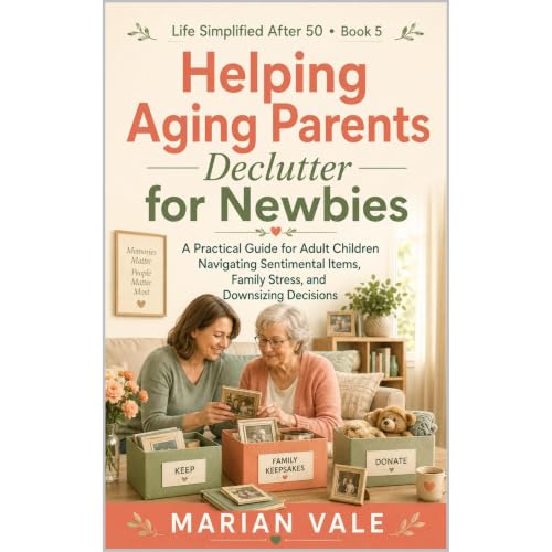 Helping Aging Parents Declutter for Newbies Audiobook By Marian Vale cover art