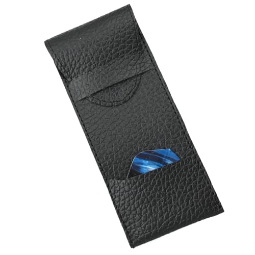 Funda de Transporte para Dardos, Funda de Piel sintética para Dardos, Cartera de 5.7 x 2.5 Pulgadas, Funda de Almacenamiento Totalmente montada, Ejes de Tienda, Organizador de Dardos de para