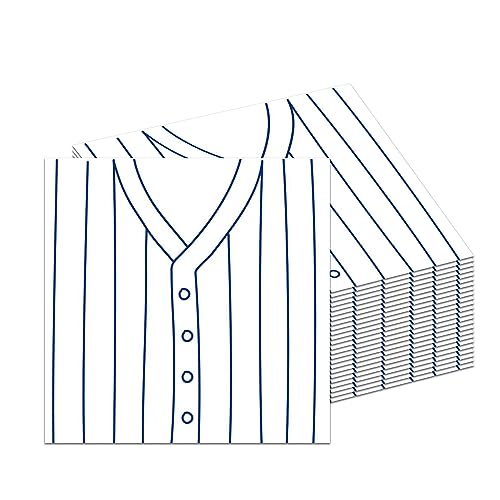 Baseball Themed Party Napkins 4 Ply Napkins Baseball Disposable Lunch Dinner Paper Napkin Set for Theme Party,Birthday Party Baby Shower 40Pcs