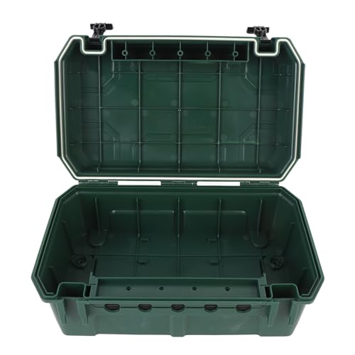 Boîte de jonction étanche IP54 verte avec 14 attaches