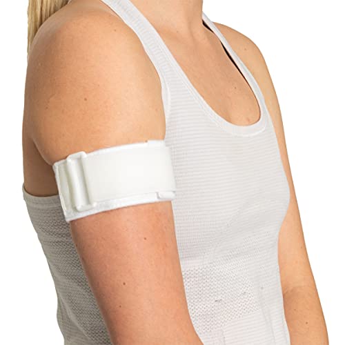 Cho-Pat Upper Arm Strap, Waterproof Swimmer's Arm Brace for Bicep and Tricep Tendonitis, Large, Made in the USA