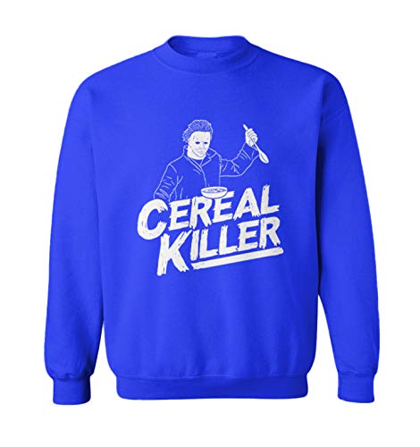 Cereal Killer - Funny Halloween Parody Toddler Fleece Crewneck Sweater