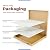 Fab Glass and Mirror 32" Round 1/2" Inch Thick Tempered Flat Edge Polish Glass Table Top, Clear