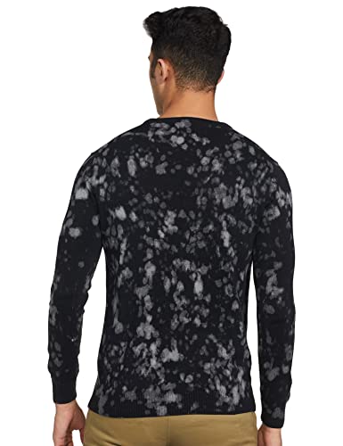 Image of Spykar Men's Cotton Blend Hooded Neck Sweatshirt