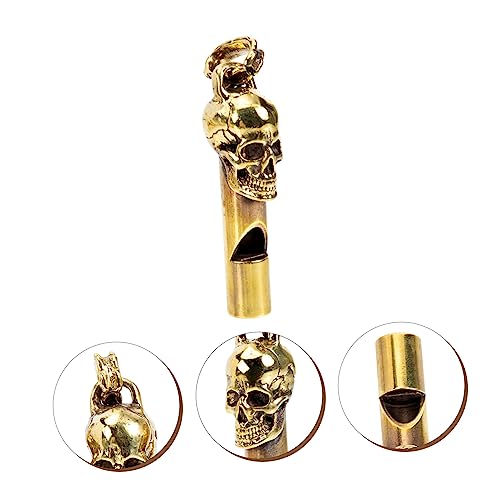 Silbato de Cobre Diseño Calavera para Deportes y Emergencias miniatura 7