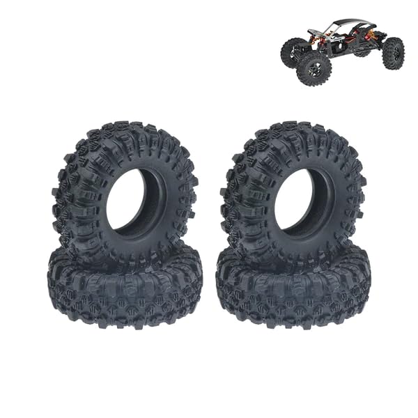 FURITEK MUDDER-XL 68MM TIRES EXTRA SOFT STICKY SET FOR 1.2INCH WHEEL - REMOTE CONTROL CAR PARTS FOR FX118 (FUR-2440)