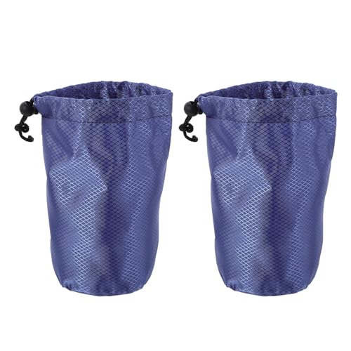 Bolsa para chaqueta de plumas de tela oxford con cordón pack de 2 unidades color negro