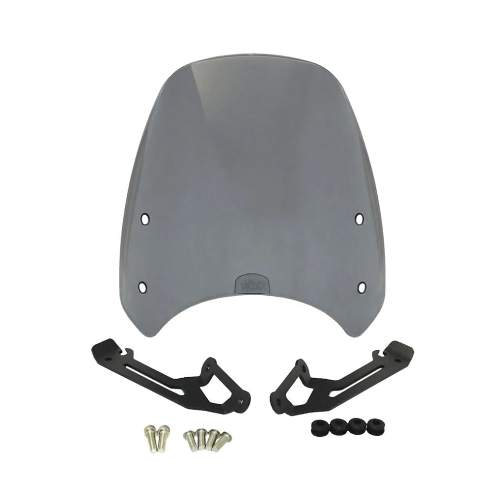 Parabrisas De Motocicleta Deflector Aire Ajustable para Scrambler 16 Parabrisas