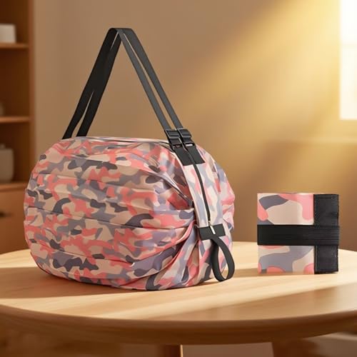 Foldable Travel Duffel Bag- Lightweight & Spacious for Trips Shopping
