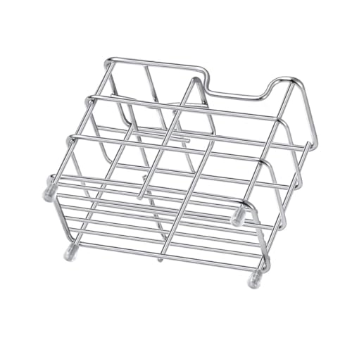 Cabilock ステンレス製歯ブラシホルダー 通気性良好 水切り機能付き さびにくい環境対応素材 独立収納で清潔維持 バスルーム整理整頓用