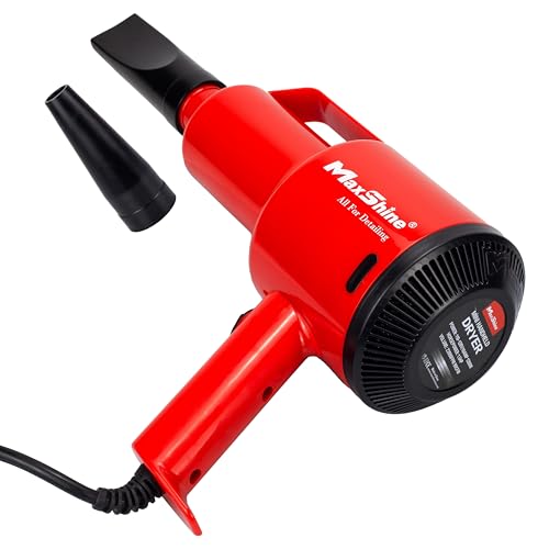 Sèche-cheveux de voiture pour le detailing et nettoyage parfait à la maison